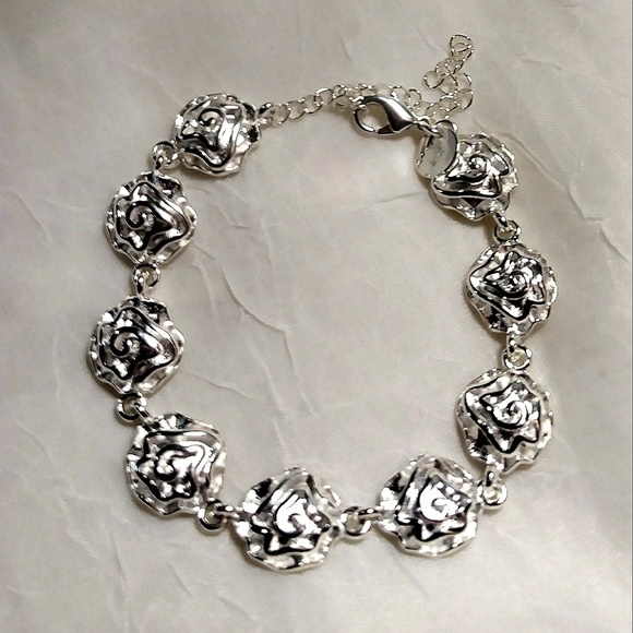 .925 rose bracelet - Picture 3 of 4